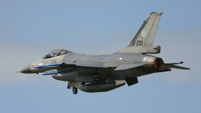 Photo ID 25858 by Oscar Pluimer. Netherlands Air Force General Dynamics F 16AM Fighting Falcon, J 201