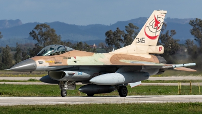 Photo ID 226463 by Thomas Ziegler - Aviation-Media. Israel Air Force General Dynamics F 16C Fighting Falcon, 345