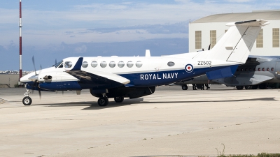 Photo ID 226545 by Ray Biagio Pace. UK Navy Beech Avenger T1 Super King Air 350ER, ZZ502