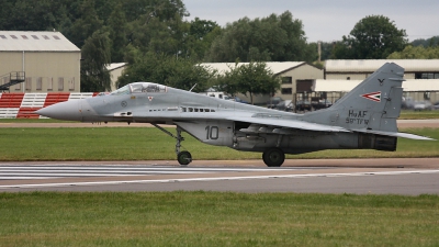 Photo ID 25898 by mark van der vliet. Hungary Air Force Mikoyan Gurevich MiG 29B 9 12A, 10