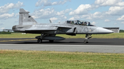 Photo ID 227963 by Rainer Mueller. Hungary Air Force Saab JAS 39D Gripen, 43