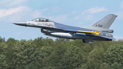 Photo ID 227651 by Hans Rödel. Netherlands Air Force General Dynamics F 16AM Fighting Falcon, J 512