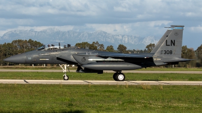 Photo ID 228803 by Thomas Ziegler - Aviation-Media. USA Air Force McDonnell Douglas F 15E Strike Eagle, 91 0308