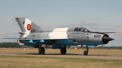 Photo ID 26089 by Kamila Tureckova. Romania Air Force Mikoyan Gurevich MiG 21MF 75 Lancer C, 6305