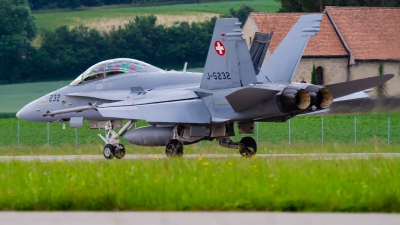 Photo ID 229455 by Agata Maria Weksej. Switzerland Air Force McDonnell Douglas F A 18D Hornet, J 5232