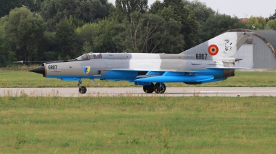Photo ID 229505 by Milos Ruza. Romania Air Force Mikoyan Gurevich MiG 21MF 75 Lancer C, 6807