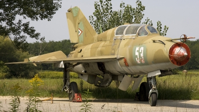 Photo ID 26160 by Chris Lofting. Hungary Air Force Mikoyan Gurevich MiG 21UM, 53