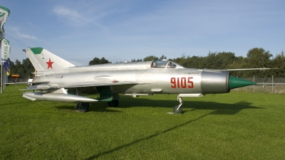 Photo ID 26498 by Jörg Pfeifer. Poland Air Force Mikoyan Gurevich MiG 21MF, 9105