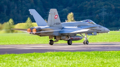 Photo ID 234001 by Agata Maria Weksej. Switzerland Air Force McDonnell Douglas F A 18C Hornet, J 5004