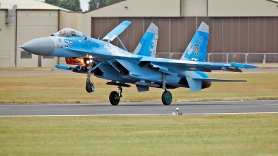 Photo ID 234236 by flyer1. Ukraine Air Force Sukhoi Su 27P1M,  
