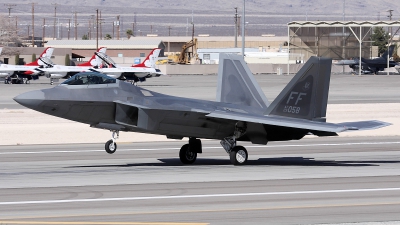 Photo ID 26699 by Simon Gregory - AirTeamImages. USA Air Force Lockheed Martin F 22A Raptor, 03 4058
