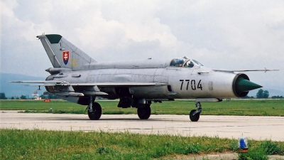 Photo ID 26798 by Roman Mr.MiG. Slovakia Air Force Mikoyan Gurevich MiG 21MF, 7704