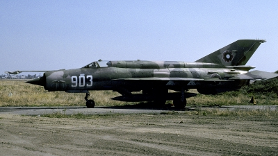 Photo ID 238746 by Joop de Groot. Bulgaria Air Force Mikoyan Gurevich MiG 21bis SAU, 903