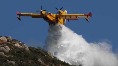 Photo ID 26945 by Lieuwe Hofstra. Spain Air Force Canadair CL 215T, UD 13T 15