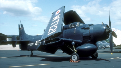 Photo ID 27149 by Joop de Groot. UK Navy Douglas Skyraider AEW 1 AD 4W, WT121
