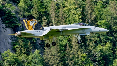 Photo ID 242223 by Martin Thoeni - Powerplanes. Switzerland Air Force McDonnell Douglas F A 18C Hornet, J 5011