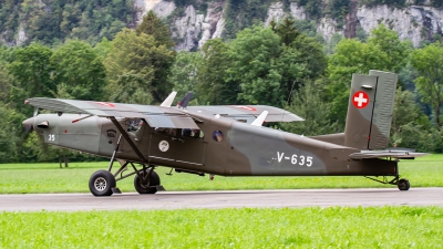 Photo ID 242520 by Agata Maria Weksej. Switzerland Air Force Pilatus PC 6 B2 H2M 1 Turbo Porter, V 635