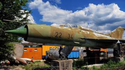 Photo ID 243628 by Alex Staruszkiewicz. Germany Air Force Mikoyan Gurevich MiG 21SPS, 22 34