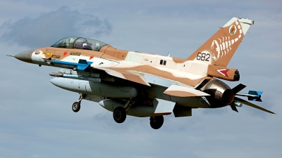 Photo ID 244634 by Carl Brent. Israel Air Force General Dynamics F 16D Fighting Falcon, 682