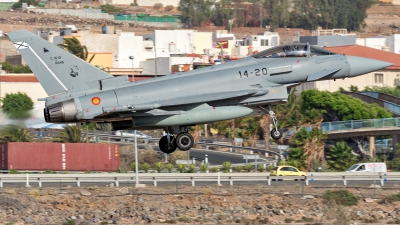 Photo ID 244810 by Adolfo Bento de Urquia. Spain Air Force Eurofighter C 16 Typhoon EF 2000S, C 16 61 10046