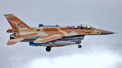 Photo ID 244994 by Rainer Mueller. Israel Air Force General Dynamics F 16D Fighting Falcon, 682