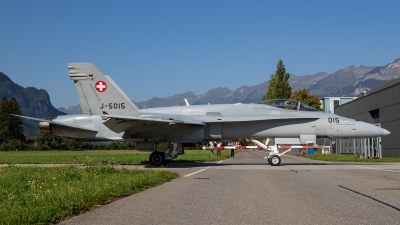 Photo ID 245355 by Bruno Geiger - Aviation Media. Switzerland Air Force McDonnell Douglas F A 18C Hornet, J 5015
