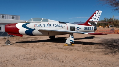 Photo ID 245508 by Rod Dermo. USA Air Force Republic F 84F Thunderstreak, 52 6563