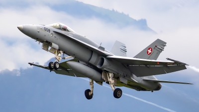 Photo ID 245645 by Bruno Geiger - Aviation Media. Switzerland Air Force McDonnell Douglas F A 18C Hornet, J 5008