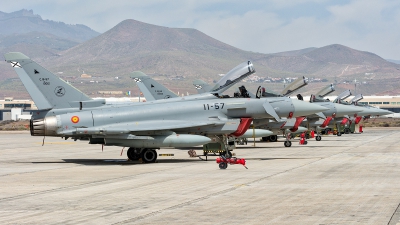 Photo ID 245667 by Adolfo Bento de Urquia. Spain Air Force Eurofighter EF 2000 Typhoon S, C 16 57 10012