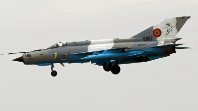 Photo ID 246127 by Richard de Groot. Romania Air Force Mikoyan Gurevich MiG 21MF 75 Lancer C, 6807