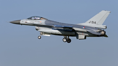 Photo ID 246441 by Niels Roman / VORTEX-images. Netherlands Air Force General Dynamics F 16AM Fighting Falcon, J 514