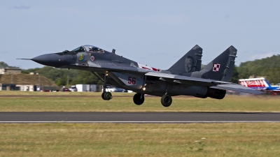Photo ID 248483 by Niels Roman / VORTEX-images. Poland Air Force Mikoyan Gurevich MiG 29A 9 12A, 56