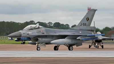 Photo ID 248448 by Niels Roman / VORTEX-images. Netherlands Air Force General Dynamics F 16AM Fighting Falcon, J 516