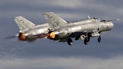 Photo ID 248305 by Chris Lofting. Croatia Air Force Mikoyan Gurevich MiG 21bisD, 118