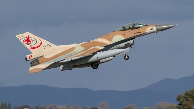 Photo ID 248348 by Nikos A. Ziros. Israel Air Force General Dynamics F 16C Fighting Falcon, 345
