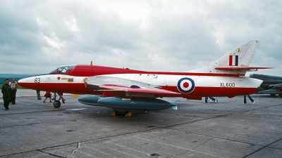 Photo ID 27853 by Eric Tammer. UK Air Force Hawker Hunter T7, XL600
