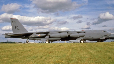 Photo ID 251053 by Peter Fothergill. USA Air Force Boeing B 52H Stratofortress, 60 0003