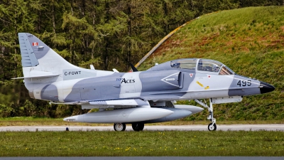 Photo ID 252941 by Rainer Mueller. Company Owned Top Aces ATSI Douglas TA 4J Skyhawk, C FGWT