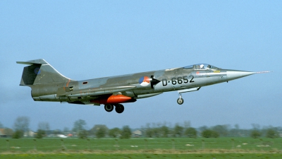 Photo ID 28312 by Joop de Groot. Netherlands Air Force Lockheed F 104G Starfighter, D 6652
