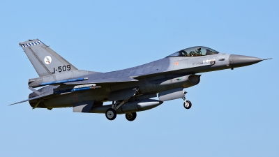 Photo ID 254309 by Rainer Mueller. Netherlands Air Force General Dynamics F 16AM Fighting Falcon, J 509