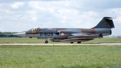 Photo ID 254294 by Marc van Zon. Netherlands Air Force Lockheed RF 104G Starfighter, D 8129