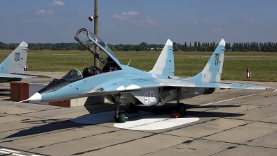 Photo ID 28423 by Chris Lofting. Ukraine Air Force Mikoyan Gurevich MiG 29UB 9 51,  