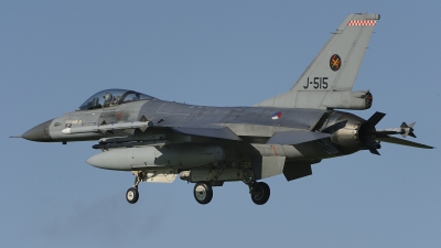 Photo ID 257089 by rinze de vries. Netherlands Air Force General Dynamics F 16AM Fighting Falcon, J 515