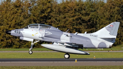 Photo ID 258148 by Rainer Mueller. Company Owned Top Aces ATSI Douglas TA 4J Skyhawk, C FGWT