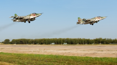 Photo ID 258391 by Andrei Shmatko. Russia Air Force Sukhoi Su 25, RF 93025