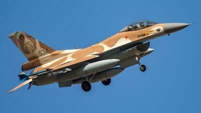 Photo ID 258809 by Mick Balter - mbaviation-images. Israel Air Force General Dynamics F 16C Fighting Falcon, 534