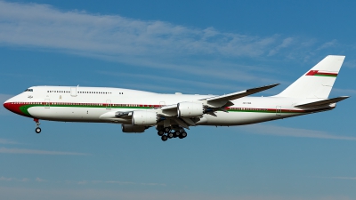 Photo ID 261079 by Thomas Ziegler - Aviation-Media. Oman Government Boeing 747 8HO BBJ, A4O HMS