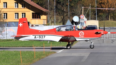 Photo ID 262384 by Milos Ruza. Switzerland Air Force Pilatus NCPC 7 Turbo Trainer, A 927