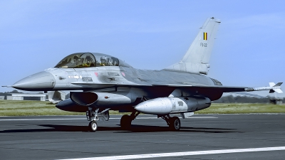 Photo ID 262415 by Matthias Becker. Belgium Air Force General Dynamics F 16BM Fighting Falcon, FB 22