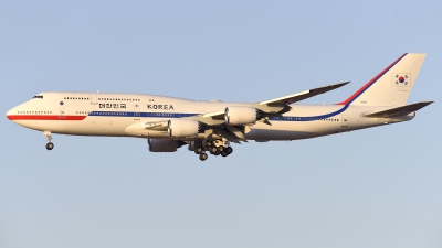 Photo ID 265241 by Alberto Gonzalez. South Korea Air Force Boeing 747 8B5, 22001